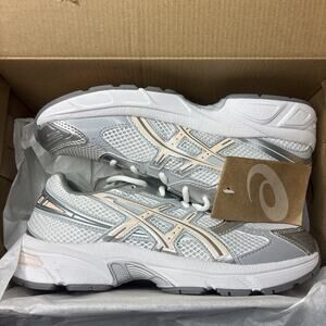 New ASICS Gel-1130 White Pearl Pink (GS) 1204A169-101 AUTHENTIC NEW Size 6.5Y 8W